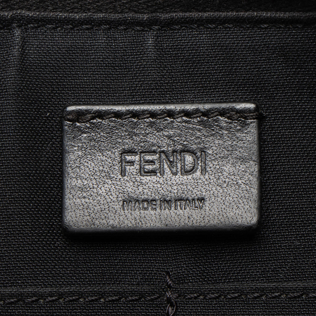 Fendi Coated Canvas FF Diagonal Clutch