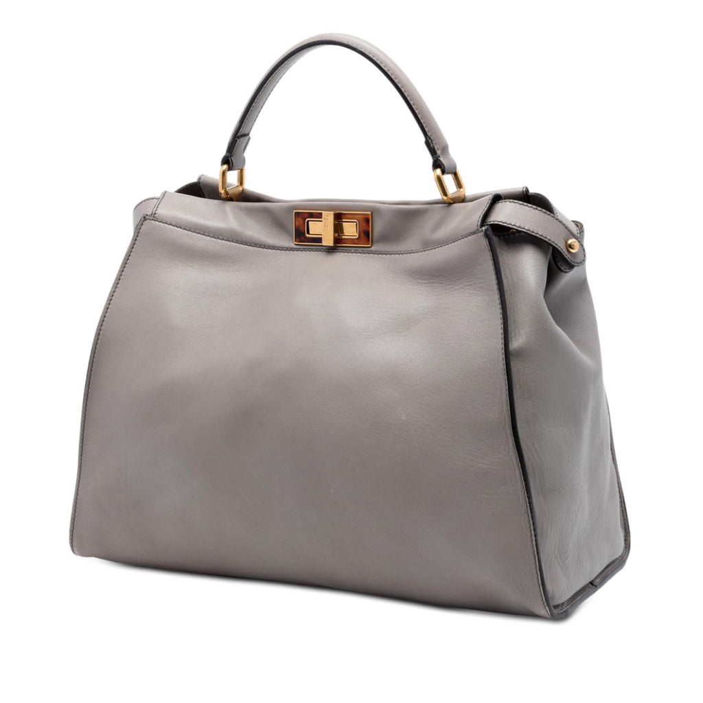 Fendi Large Calfskin Peekaboo Iconic Satchel