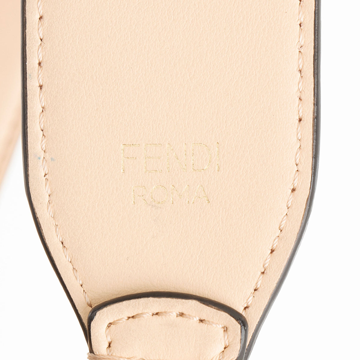 Fendi Leather Kan I F Medium Shoulder Bag