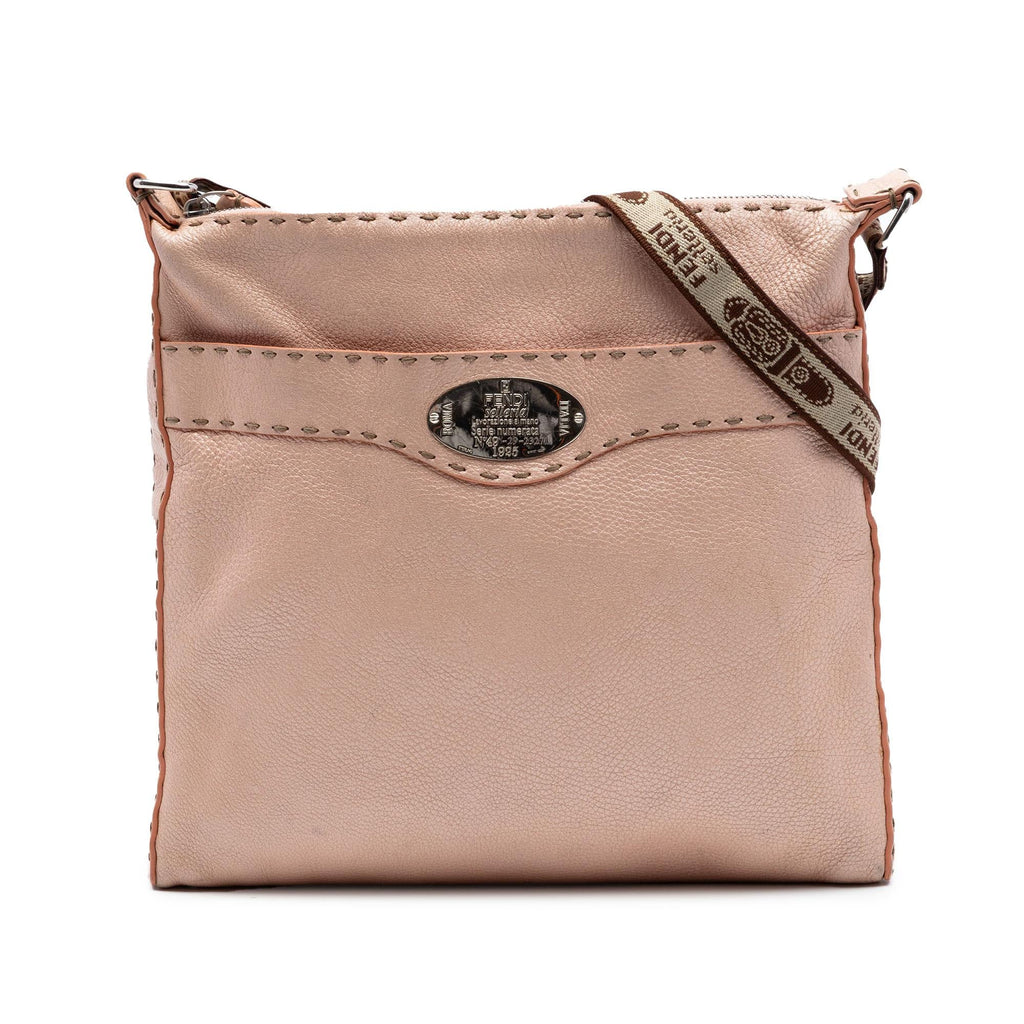 Fendi Leather Selleria Crossbody