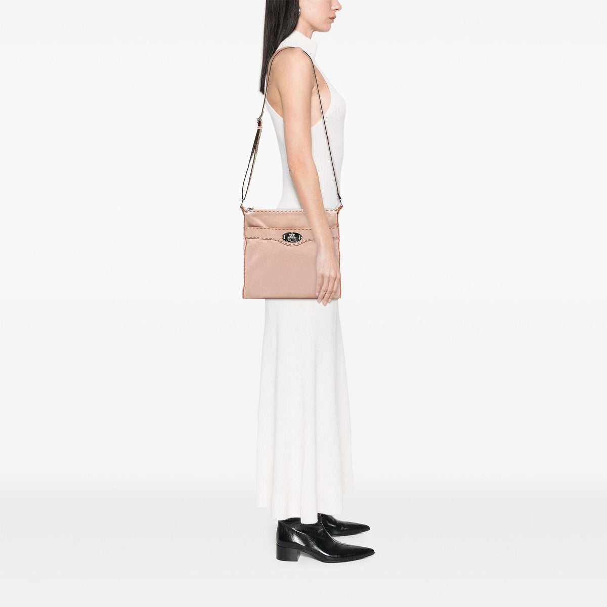 Fendi Leather Selleria Crossbody