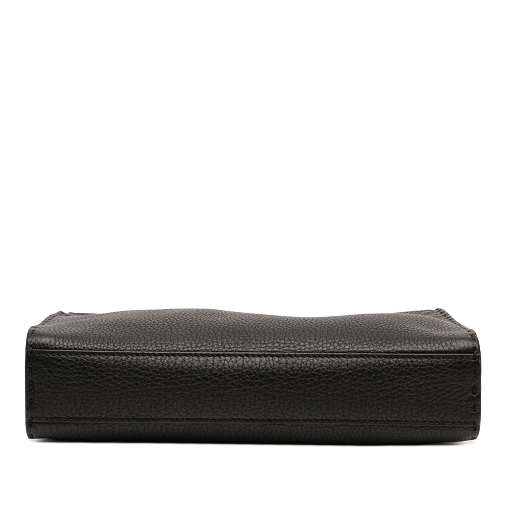 Fendi Mini Calfskin Romano Selleria Peekaboo Iconic Fit Satchel