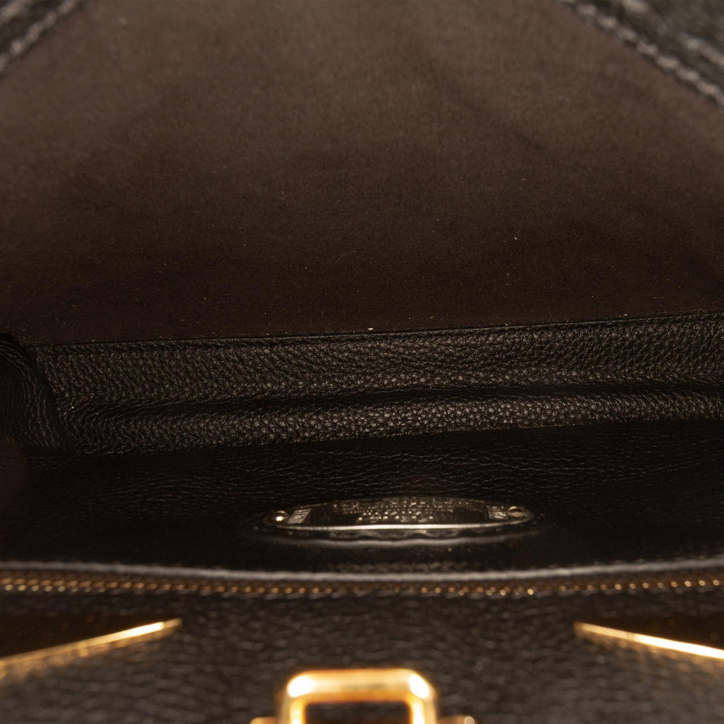 Fendi Mini Calfskin Romano Selleria Peekaboo Iconic Fit Satchel
