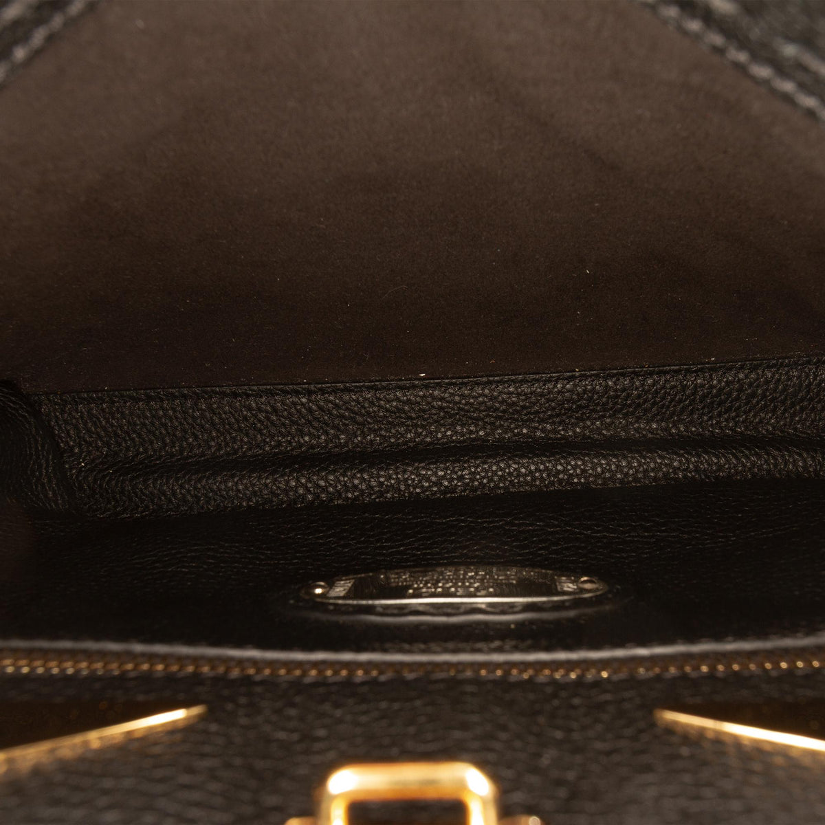 Fendi Mini Calfskin Romano Selleria Peekaboo Iconic Fit Satchel