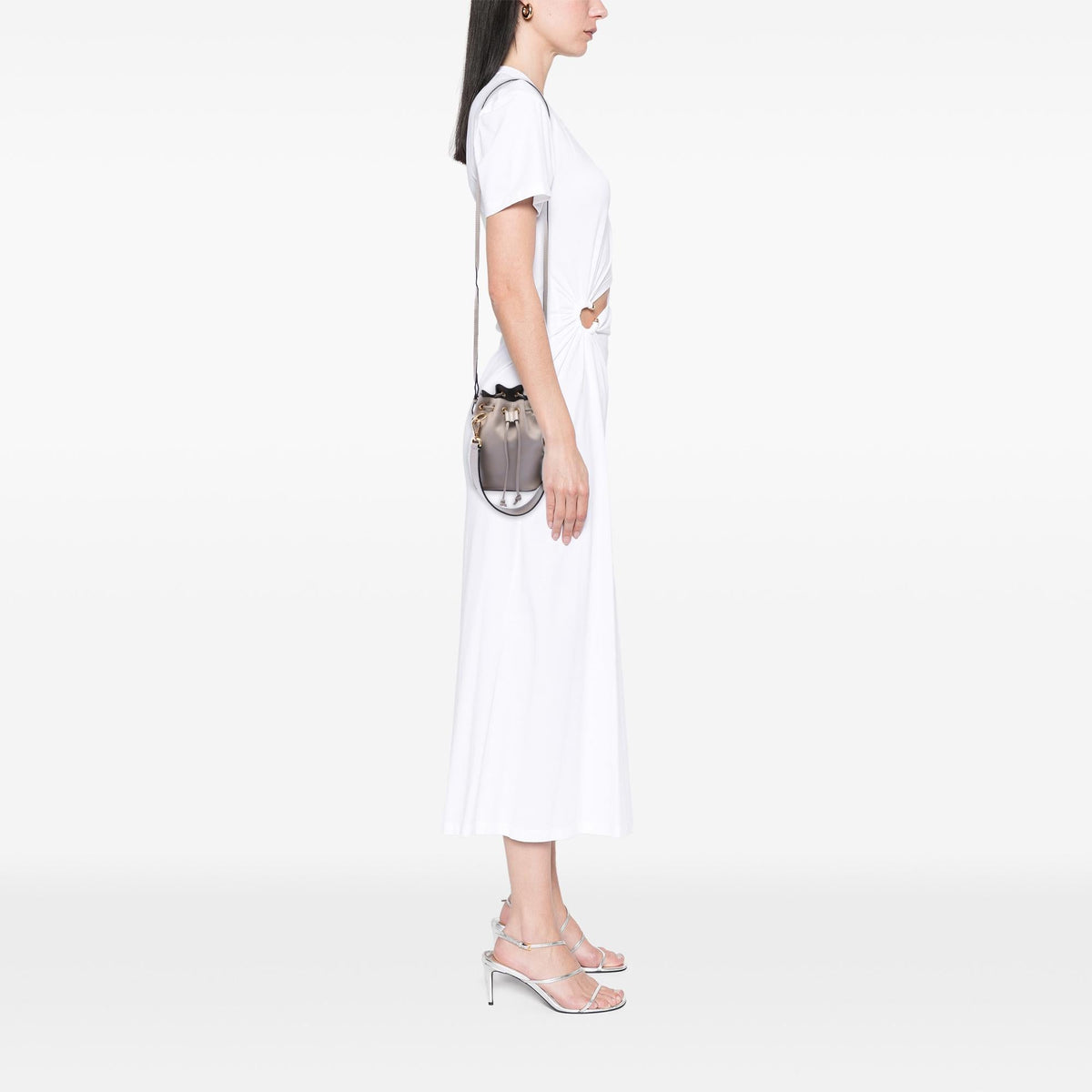 Fendi Mini Leather Mon Tresor Bucket Bag