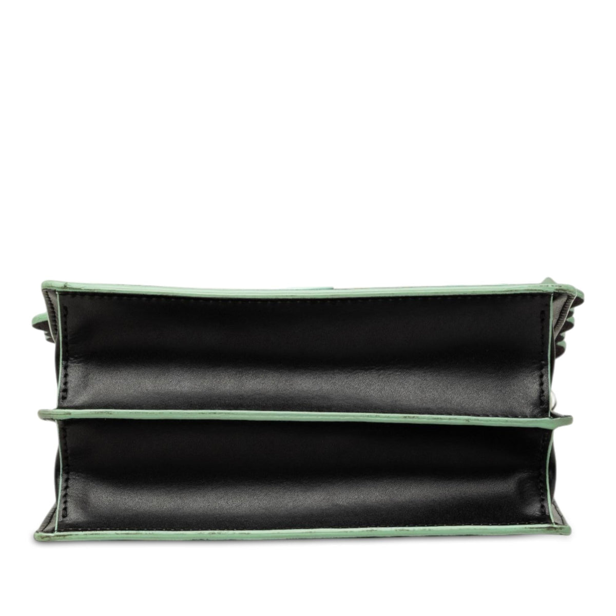 Fendi Mini Scalloped Leather and Acrylic Studs Kan I Crossbody