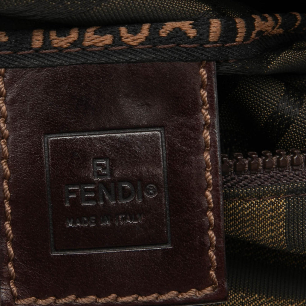 Fendi Mini Zucca Canvas Handbag