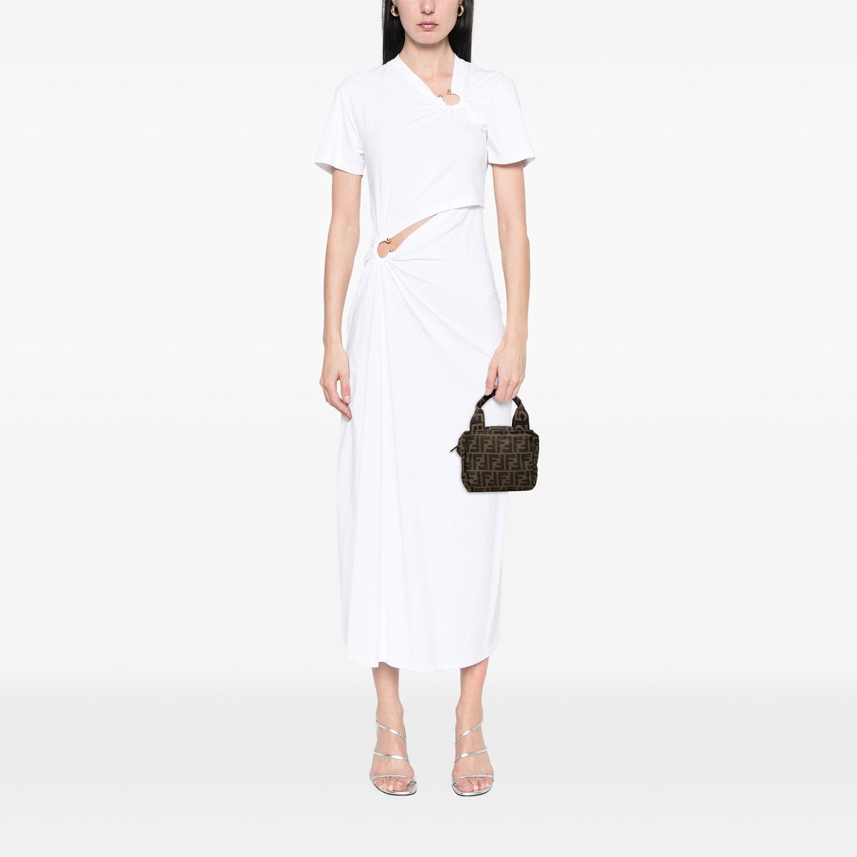 Fendi Mini Zucca Canvas Handbag