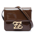Fendi Patent Karligraphy Crossbody