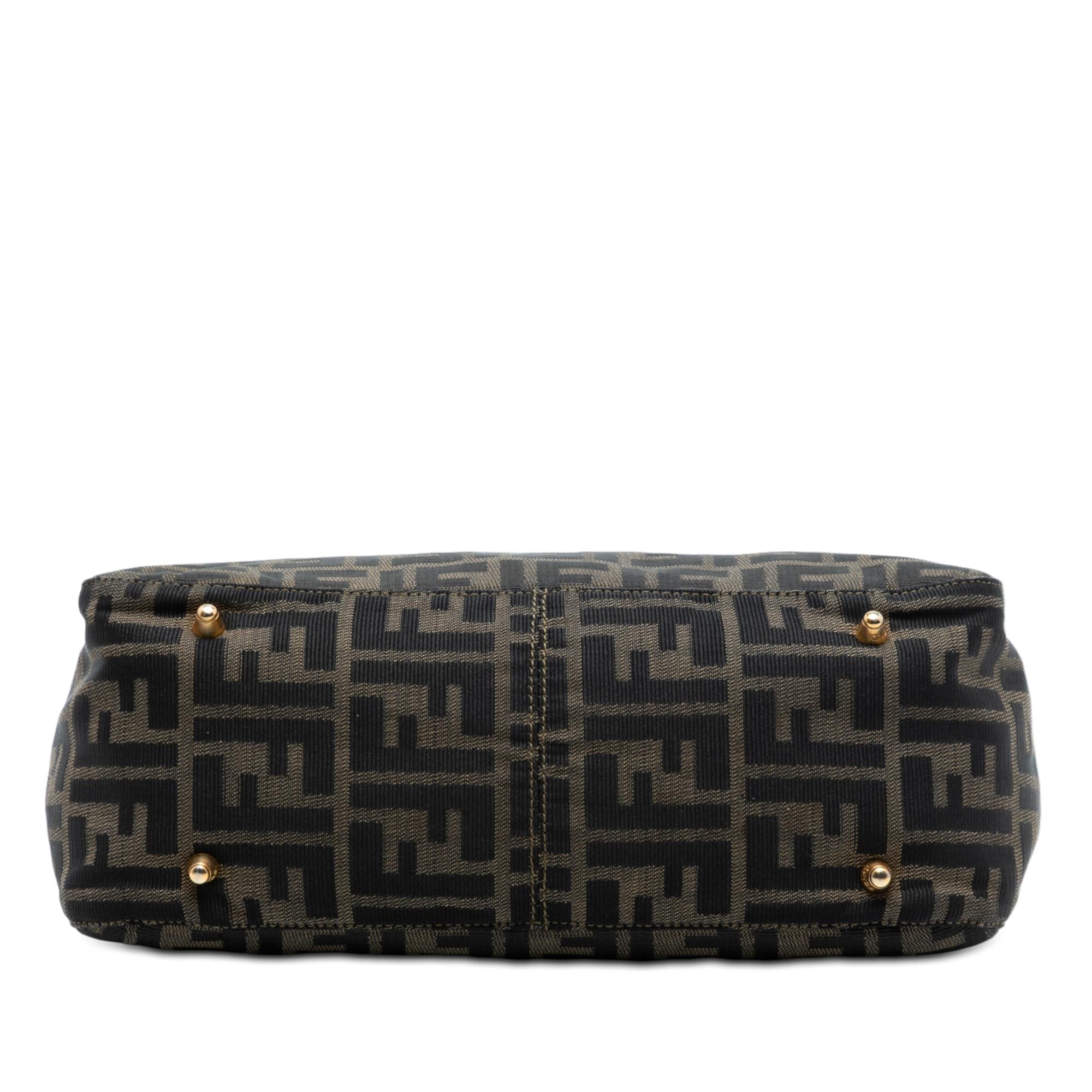 Fendi Small Zucca Canvas Twins Tote