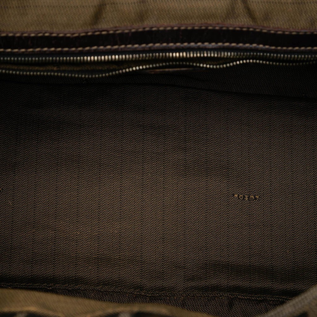 Fendi Small Zucca Canvas Twins Tote
