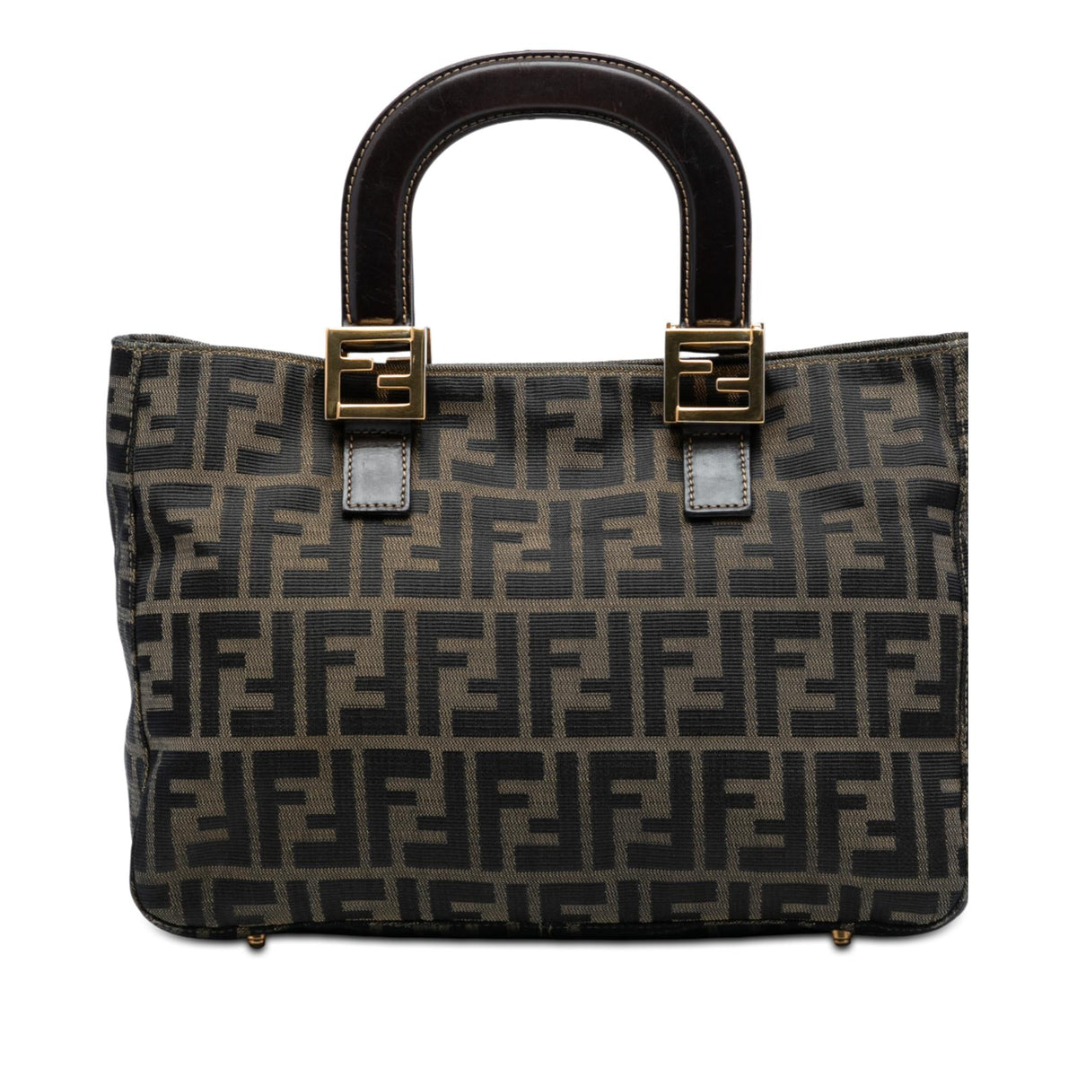 Fendi Small Zucca Canvas Twins Tote