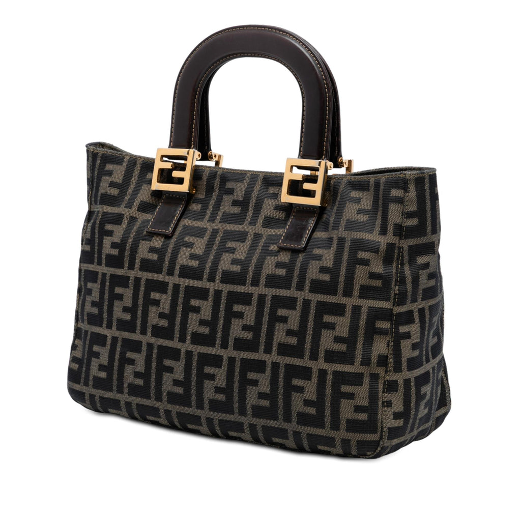 Fendi Small Zucca Canvas Twins Tote