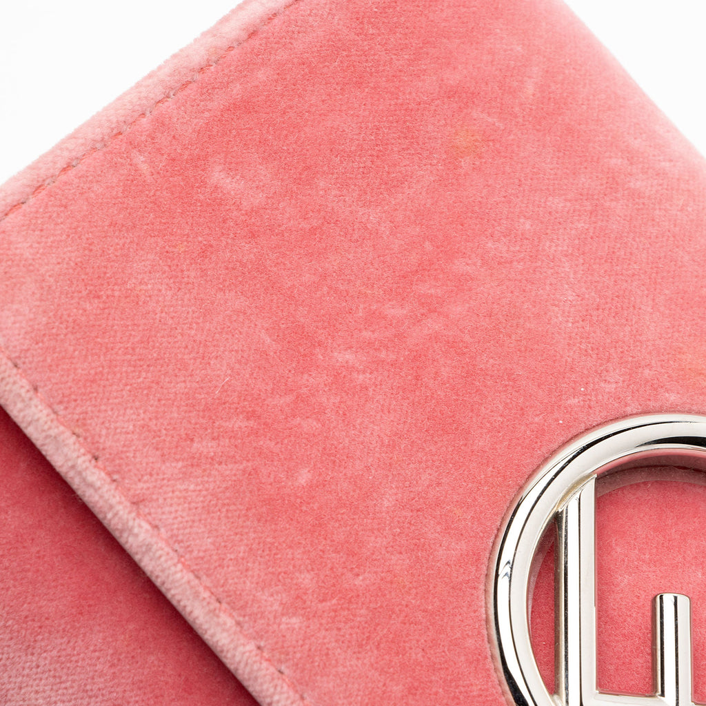 Fendi Velvet Kan I F Wallet on Chain