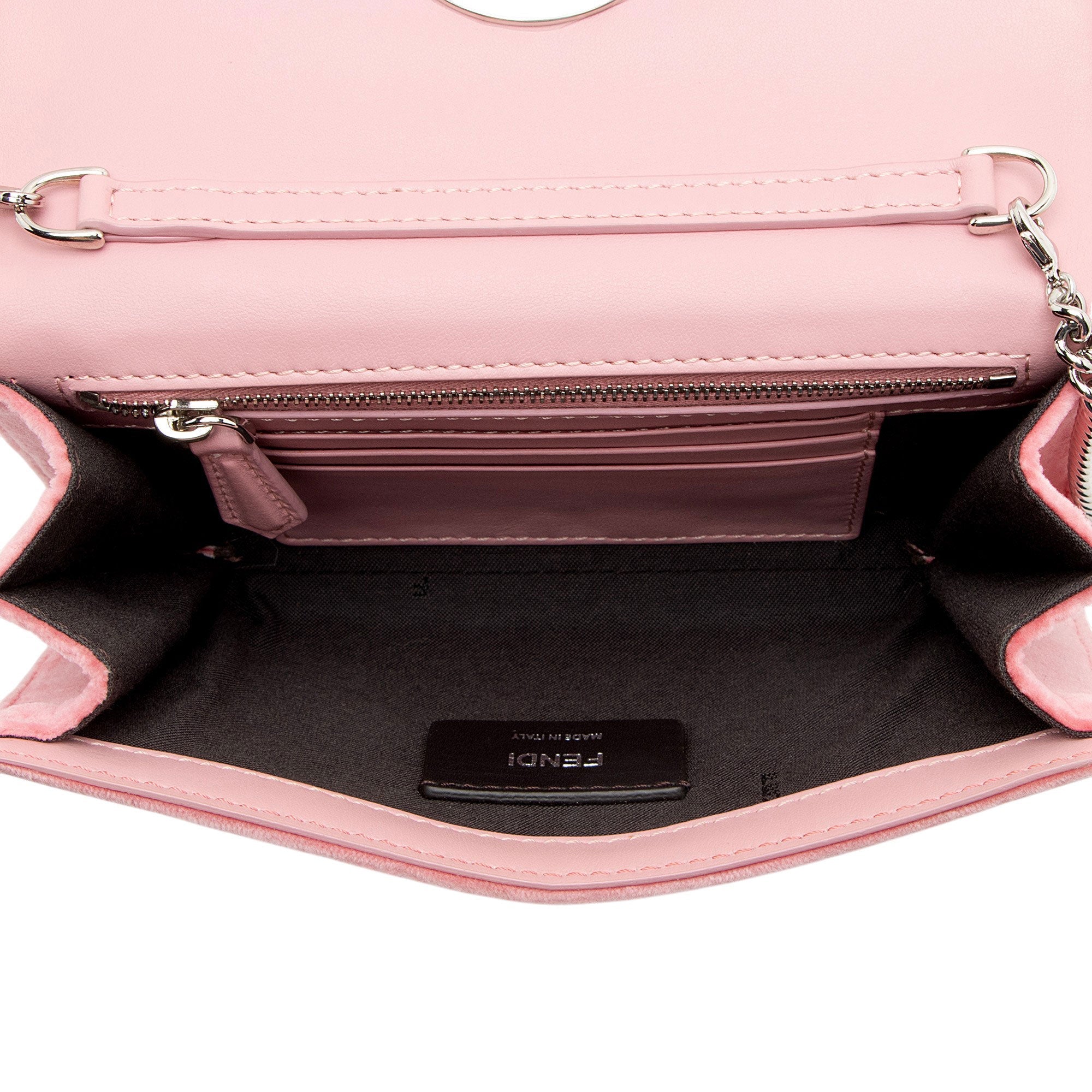 Fendi Velvet Kan I F Wallet on Chain