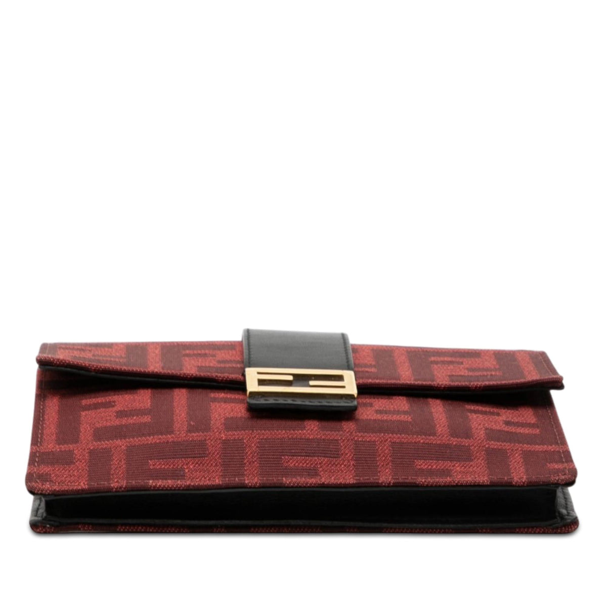 Fendi Zucca Canvas Convertible Baguette Pouch