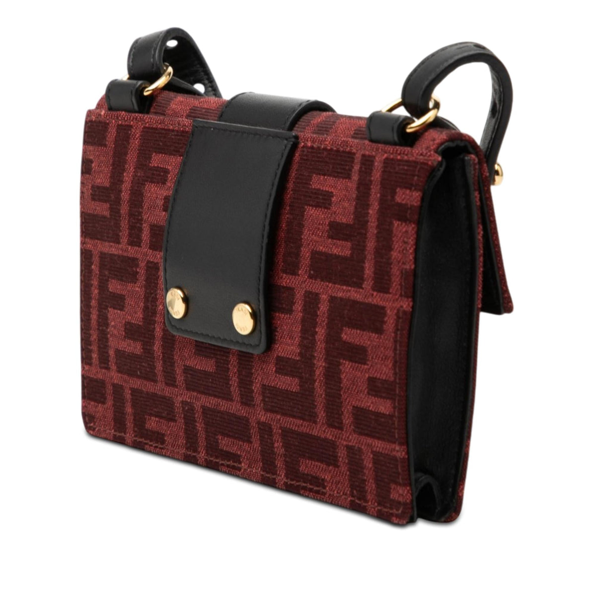 Fendi Zucca Canvas Convertible Baguette Pouch