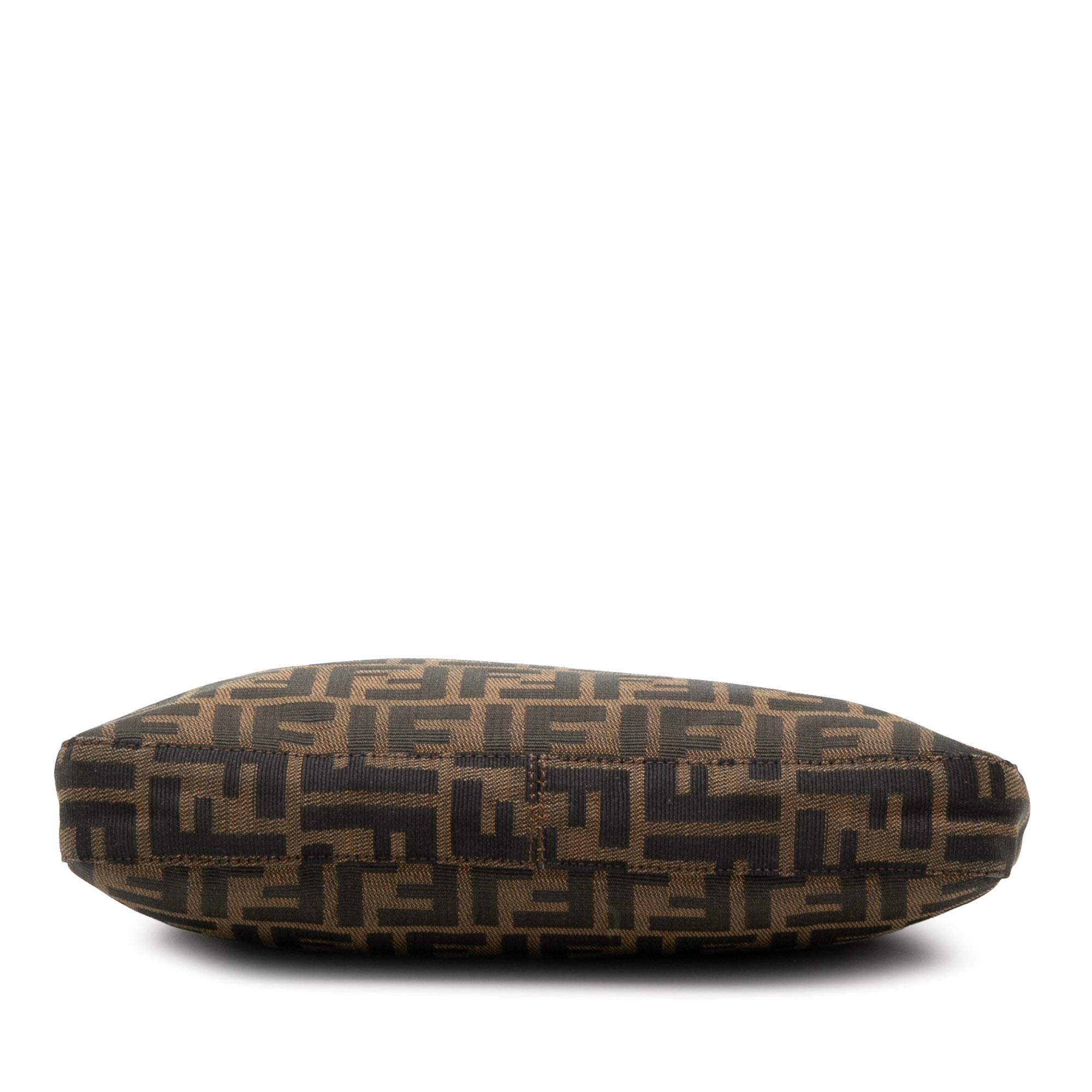 Fendi Zucca Canvas Shoulder Bag