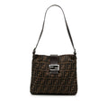 Fendi Zucca Canvas Shoulder Bag