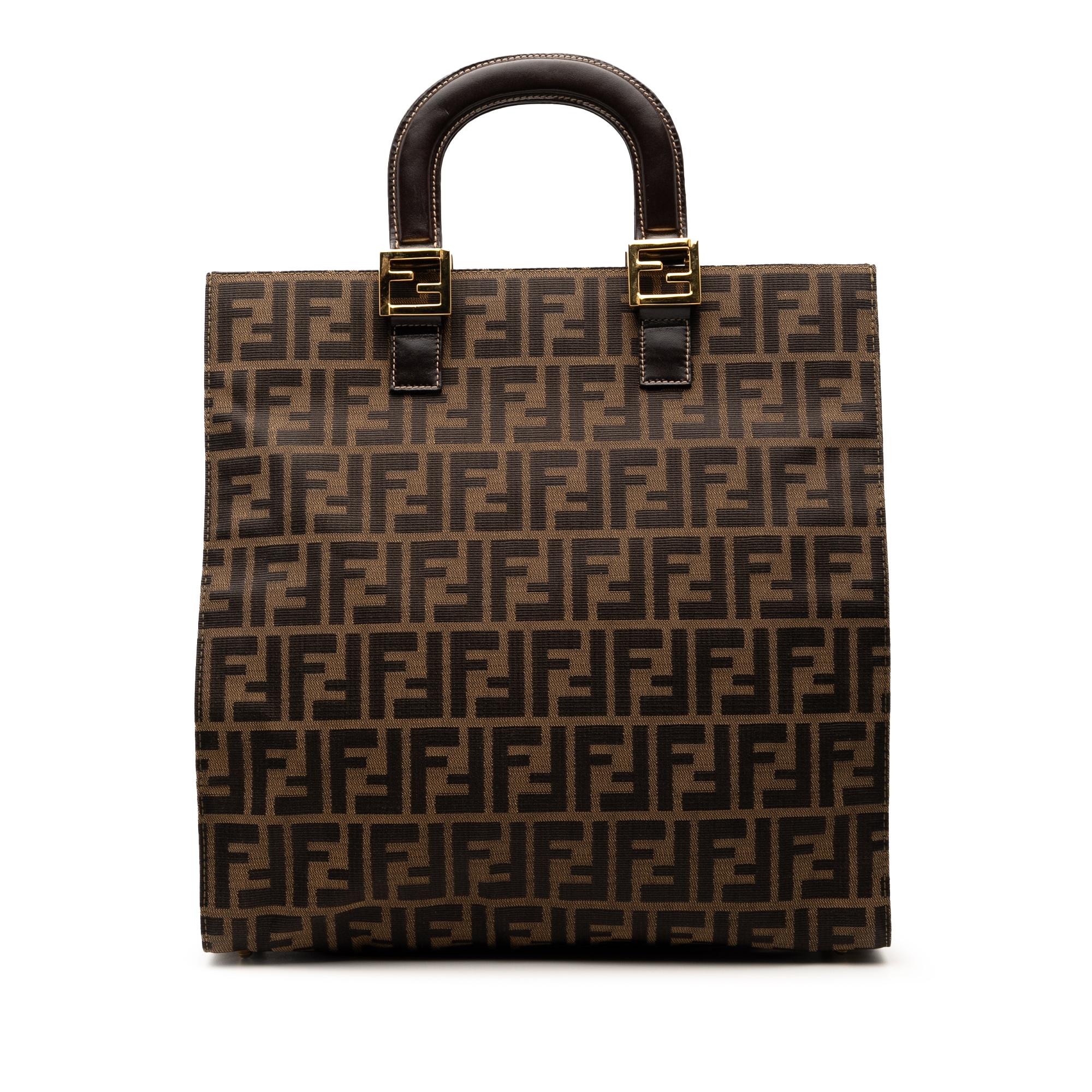 Fendi Zucca Canvas Twins Tote