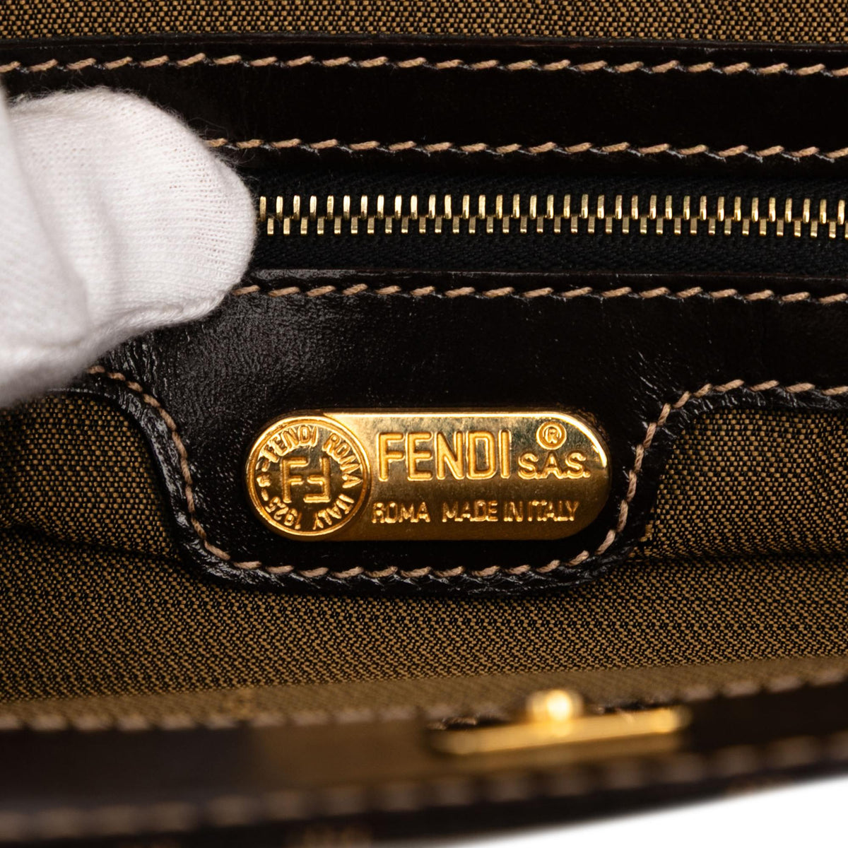 Fendi Zucca Canvas Twins Tote