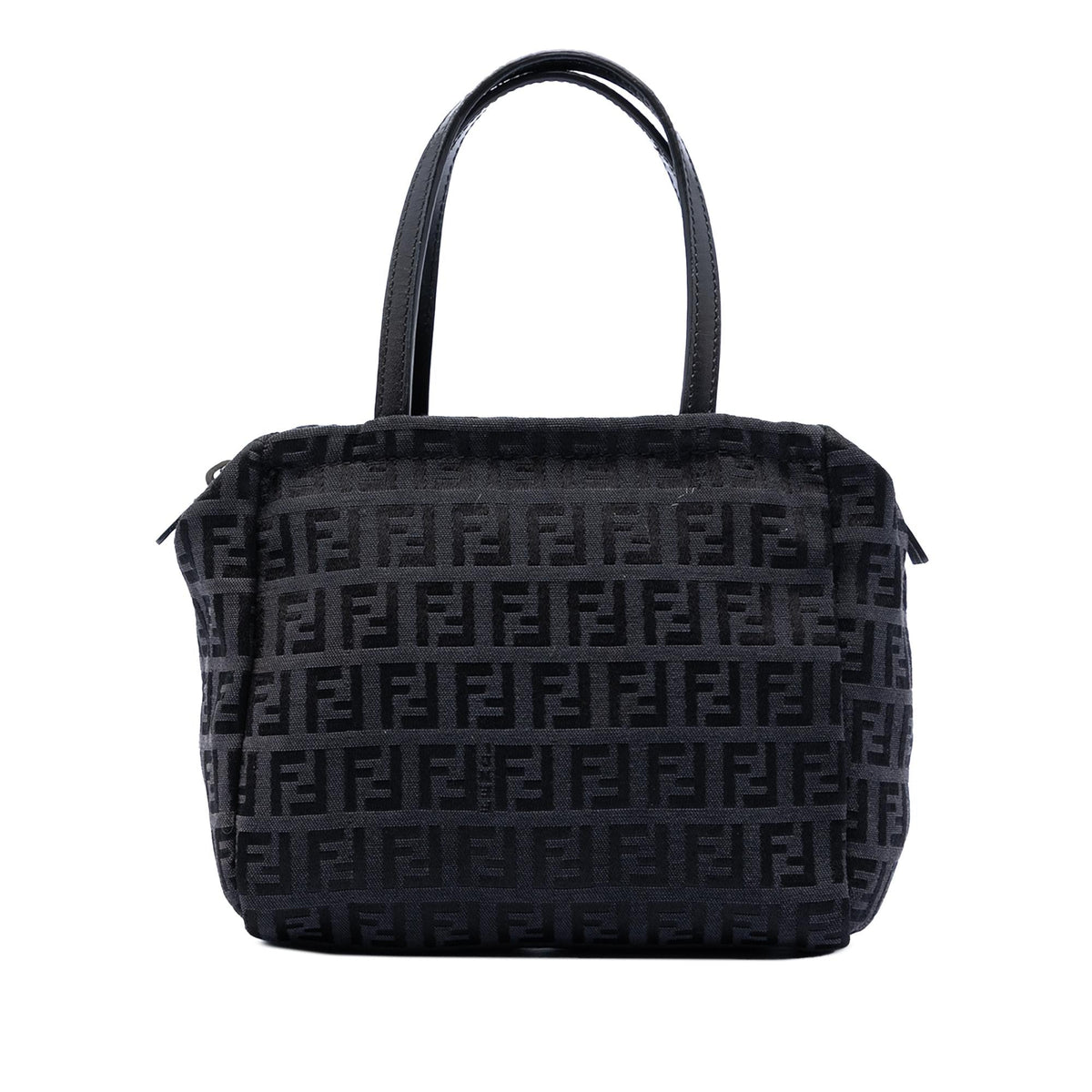Fendi Zucchino Canvas Handbag