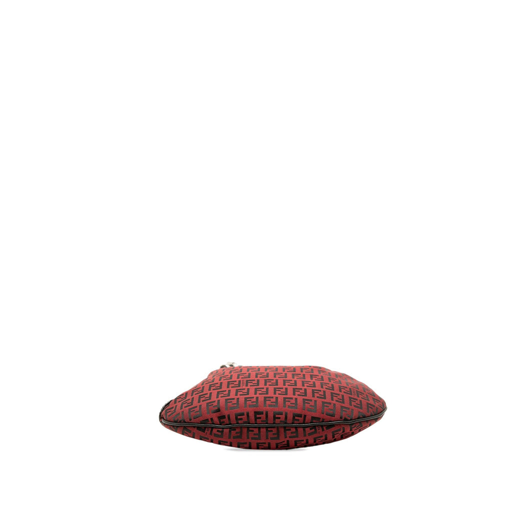 Fendi Zucchino Canvas Oyster Hobo