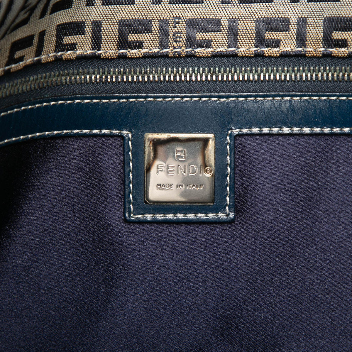 Fendi Zucchino Canvas Tote