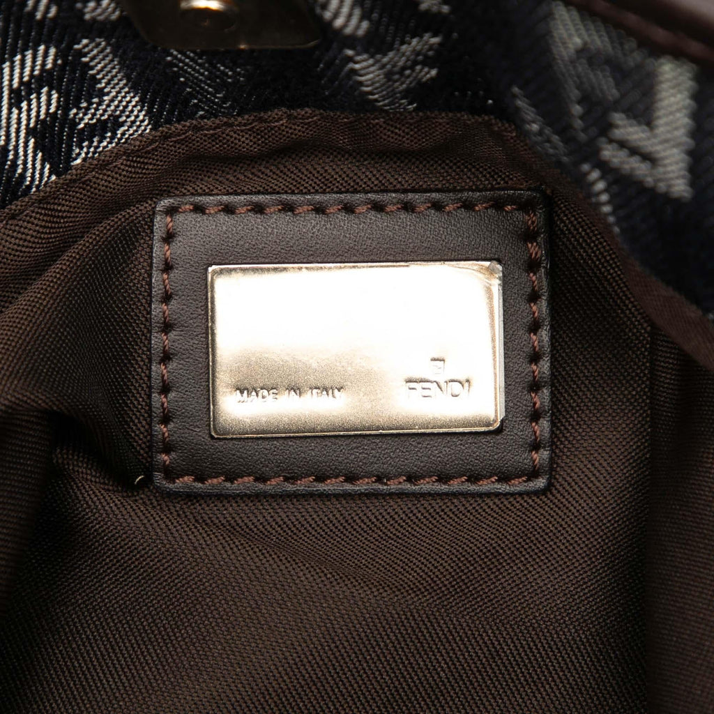 Fendi Zucchino Denim Tote
