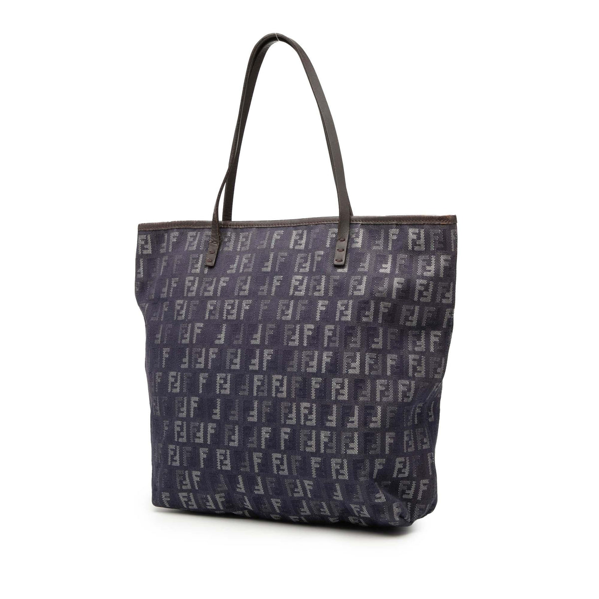 Fendi Zucchino Denim Tote