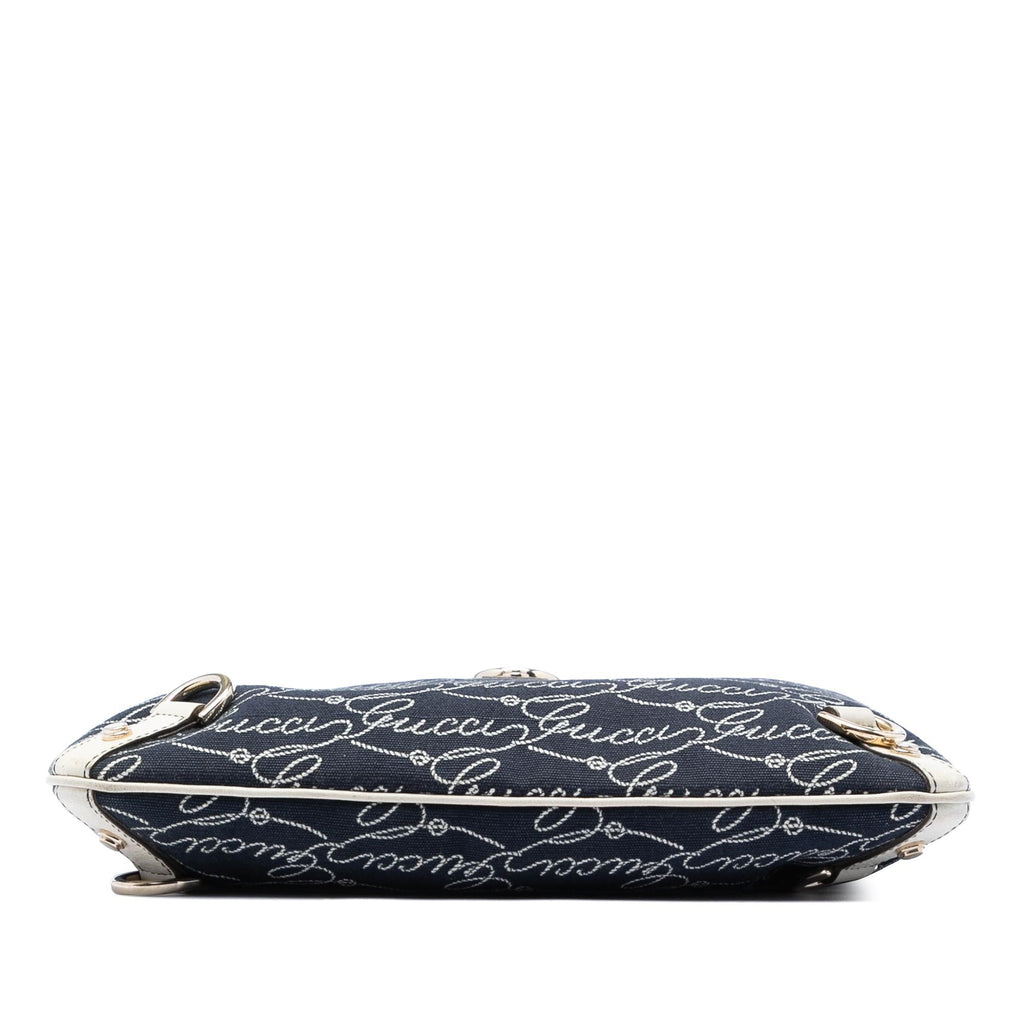 Gucci 85th Anniversary Denim Abbey D Ring Crossbody