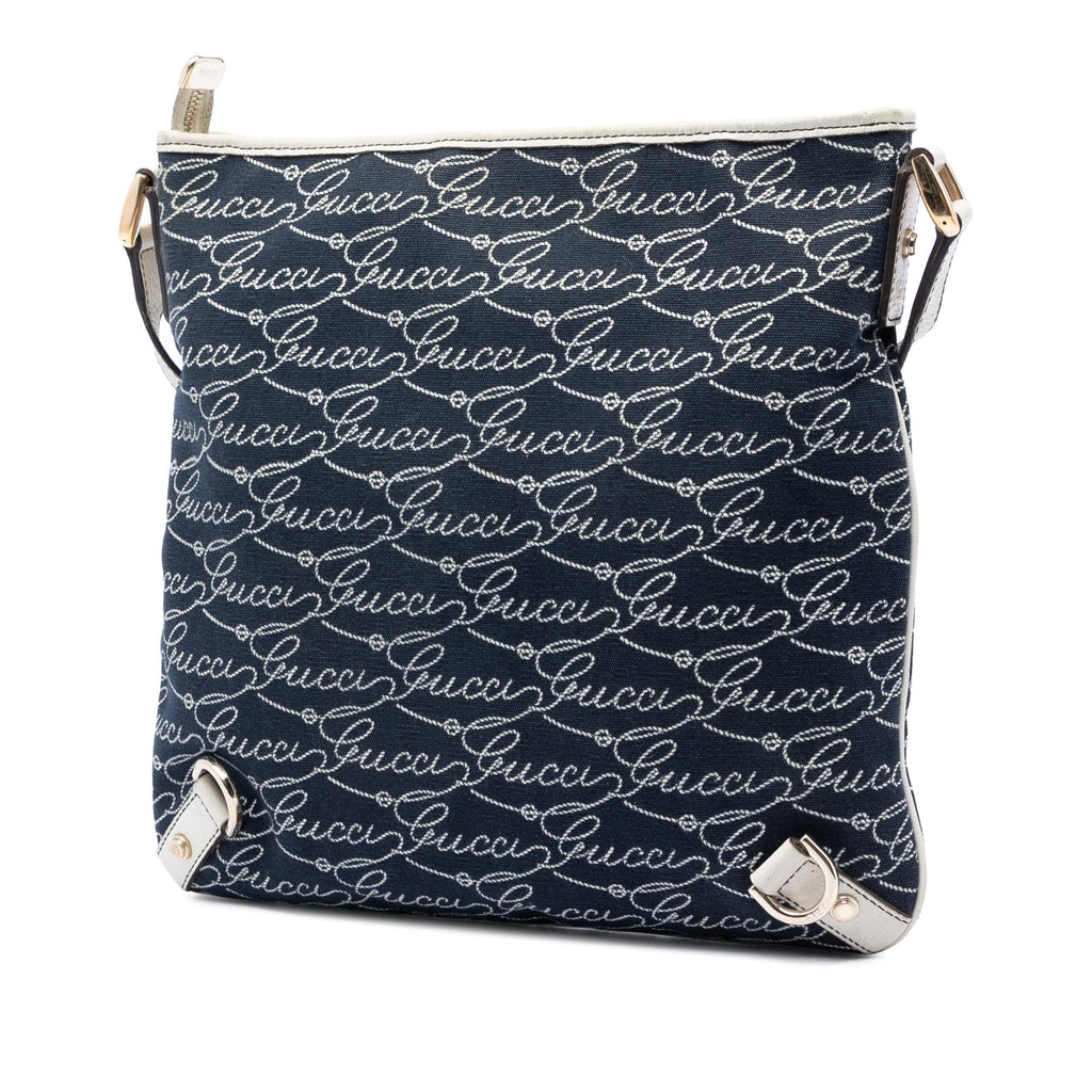 Gucci 85th Anniversary Denim Abbey D Ring Crossbody