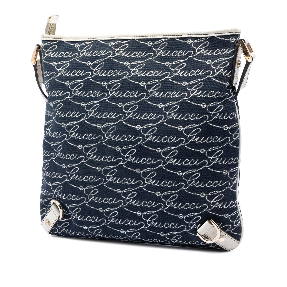 Gucci 85th Anniversary Denim Abbey D Ring Crossbody
