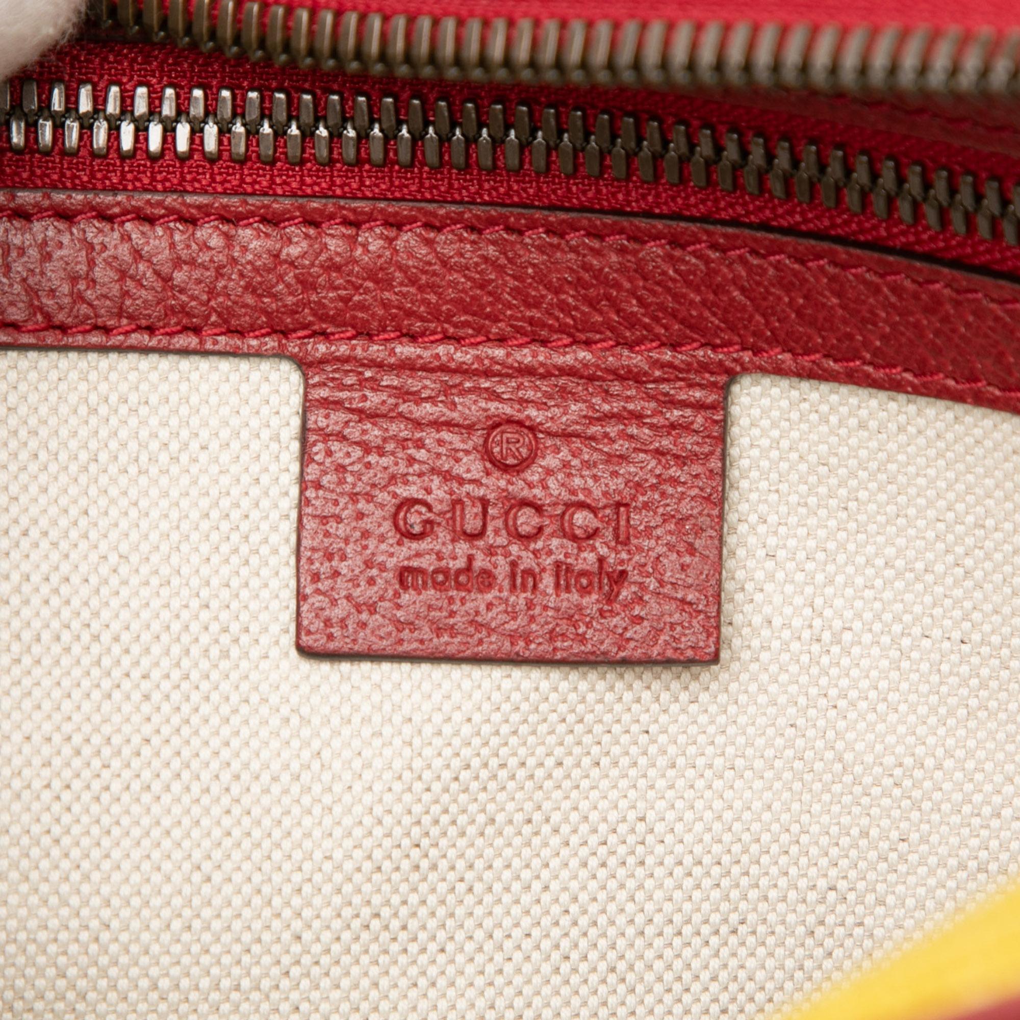Gucci Baiadera Canvas Stripe Belt Bag