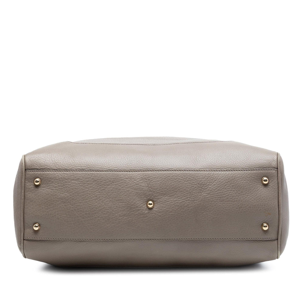 Gucci Calfskin Bamboo Diana Tote