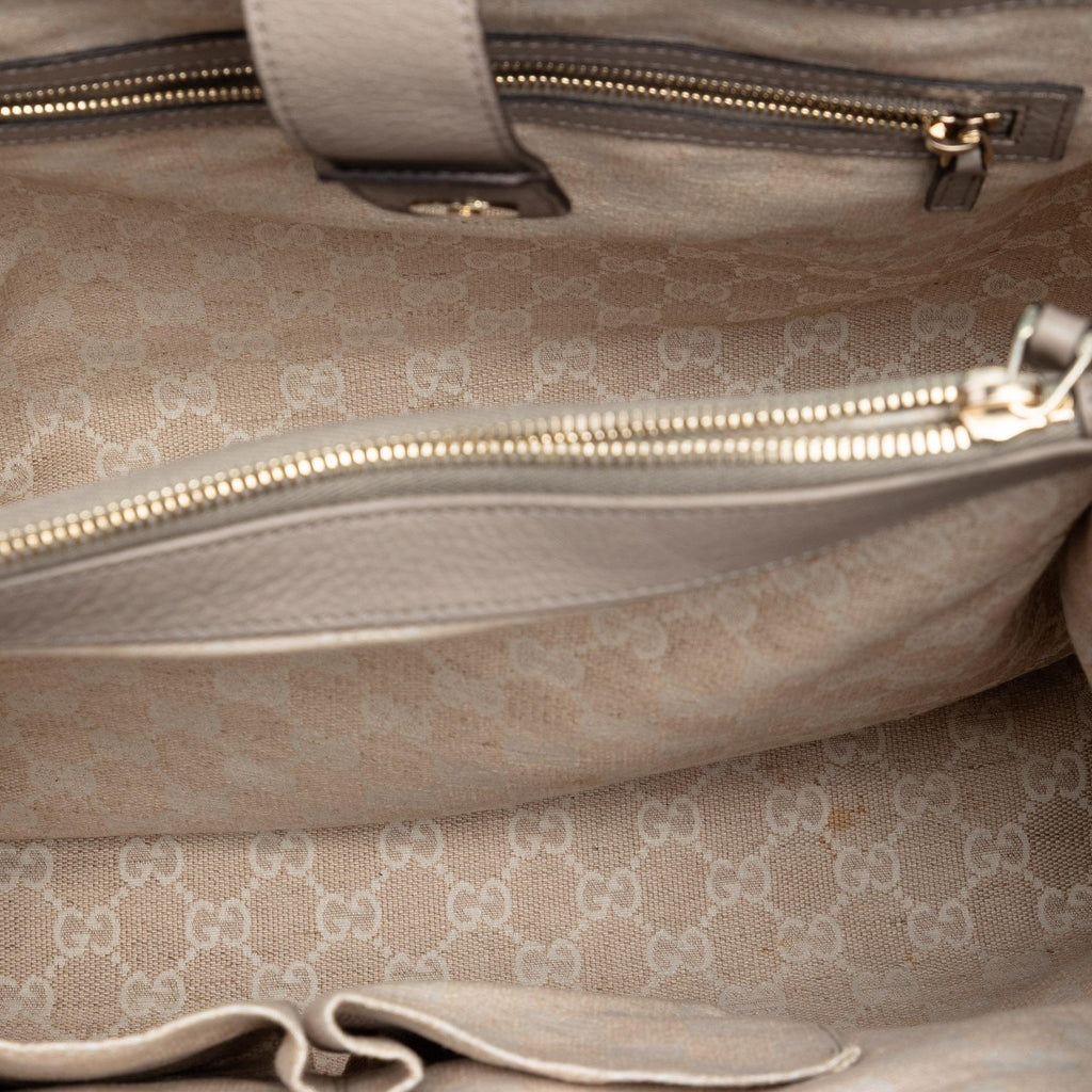 Gucci Calfskin Bamboo Diana Tote