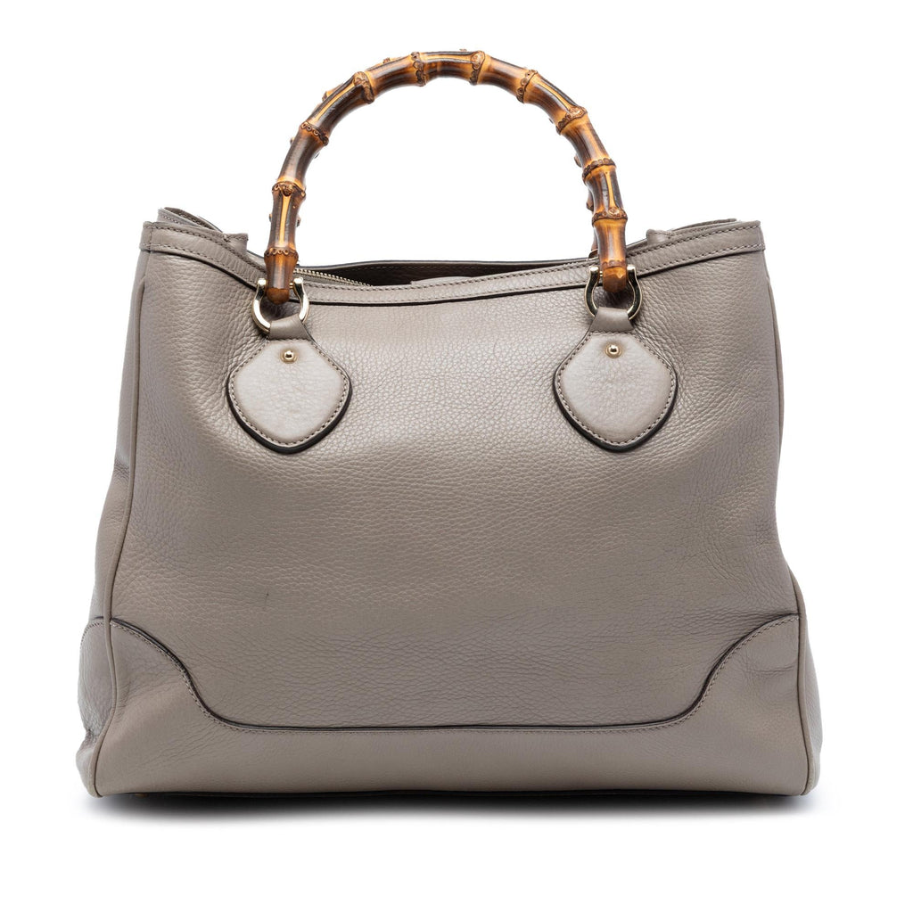 Gucci Calfskin Bamboo Diana Tote