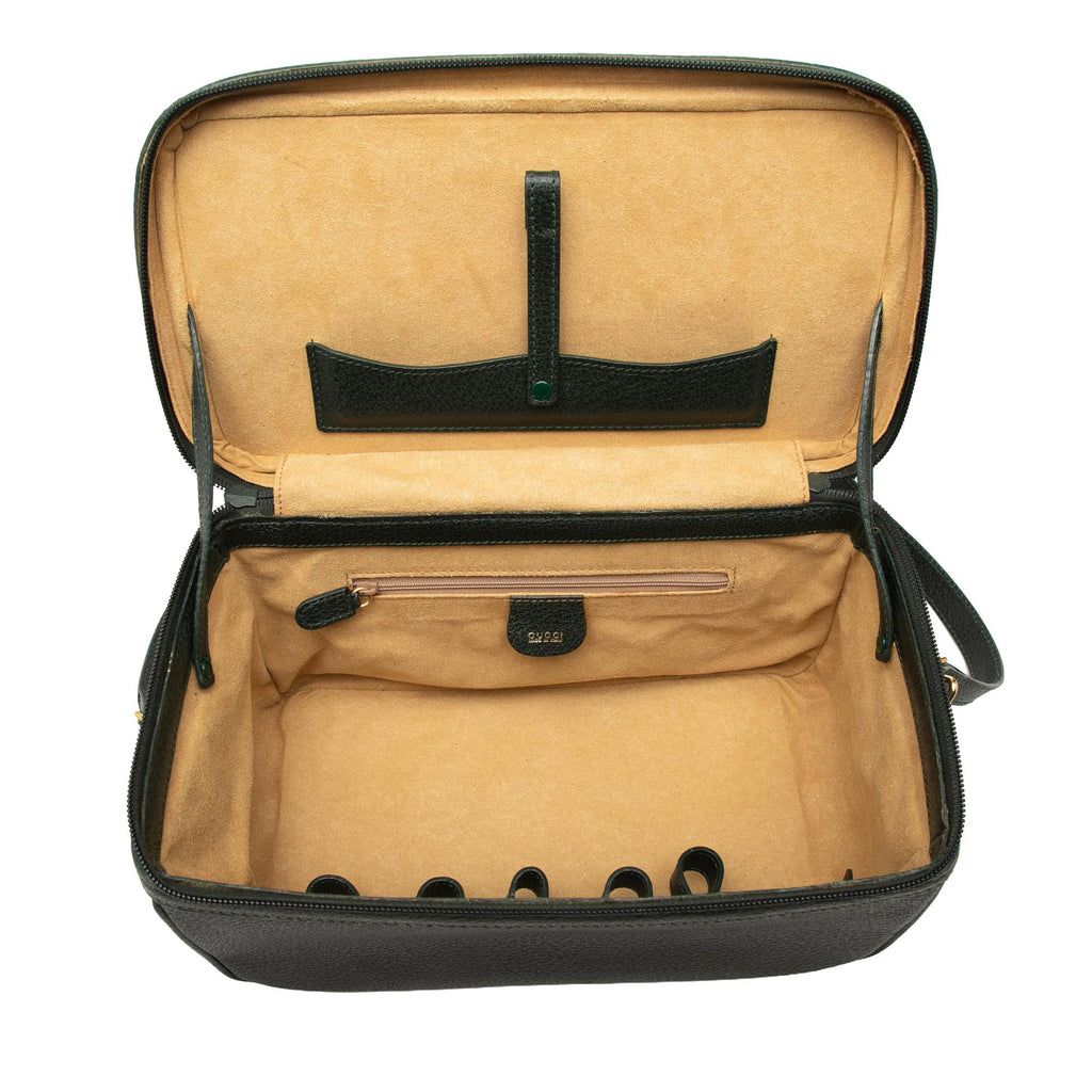 Gucci Calfskin Bamboo Vanity Bag