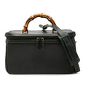 Gucci Calfskin Bamboo Vanity Bag