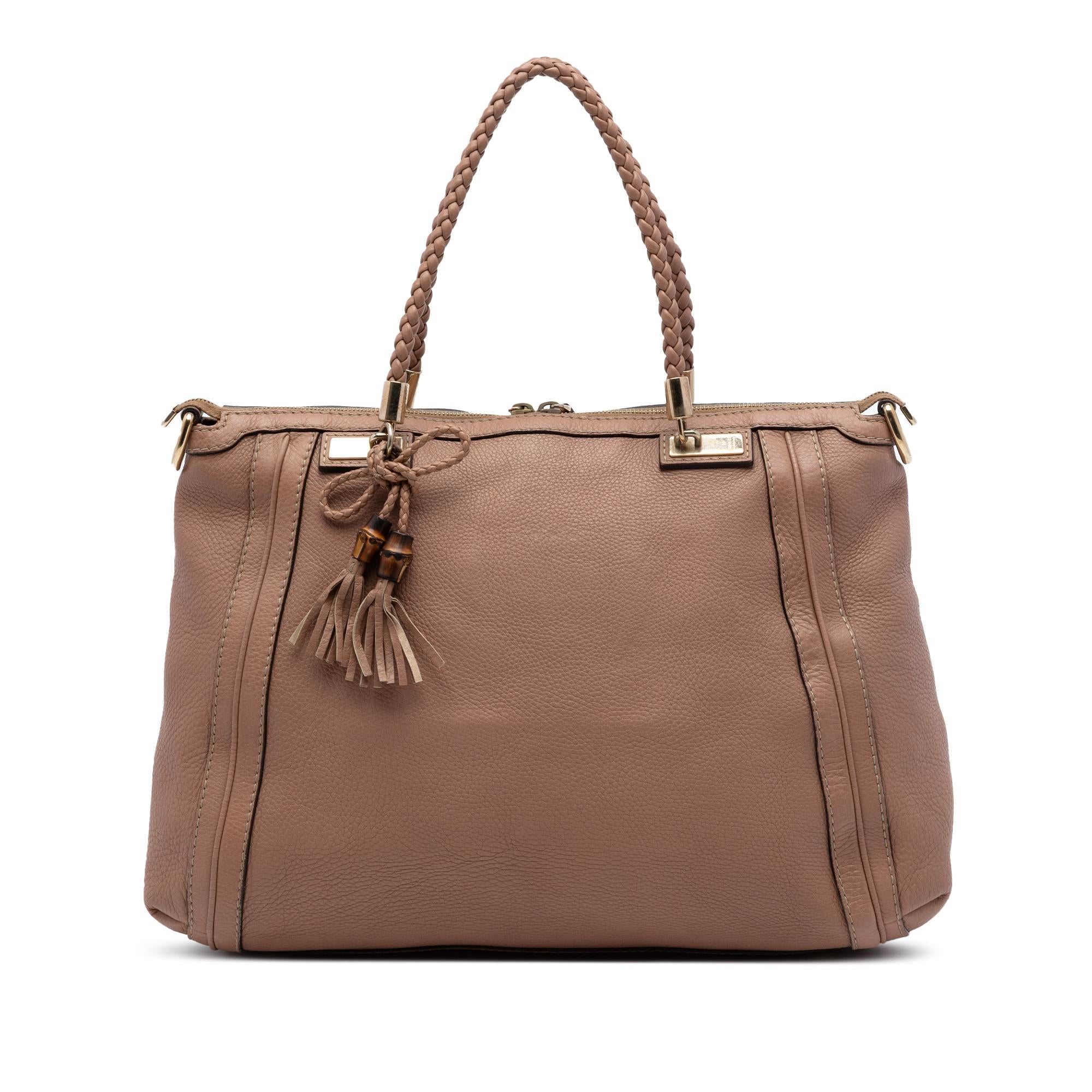 Gucci Calfskin Bella Convertible Tote