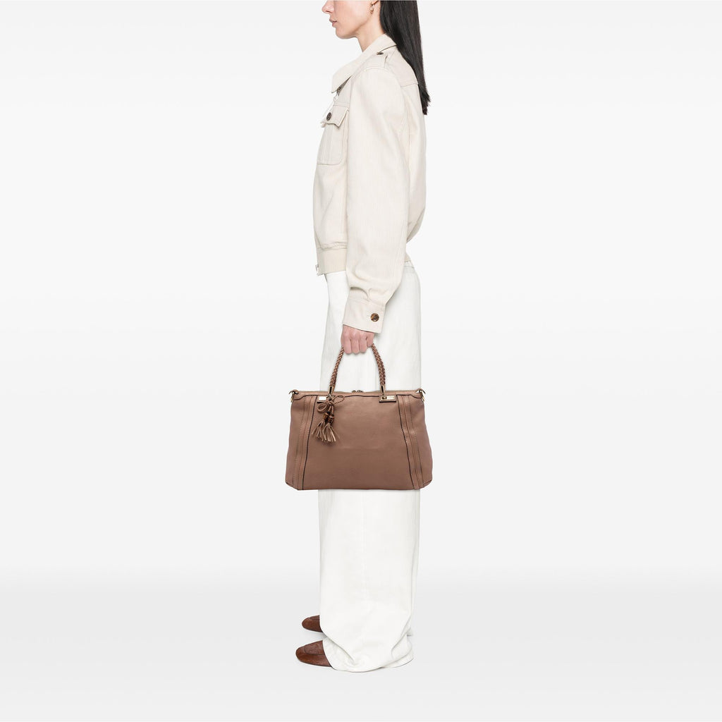 Gucci Calfskin Bella Convertible Tote