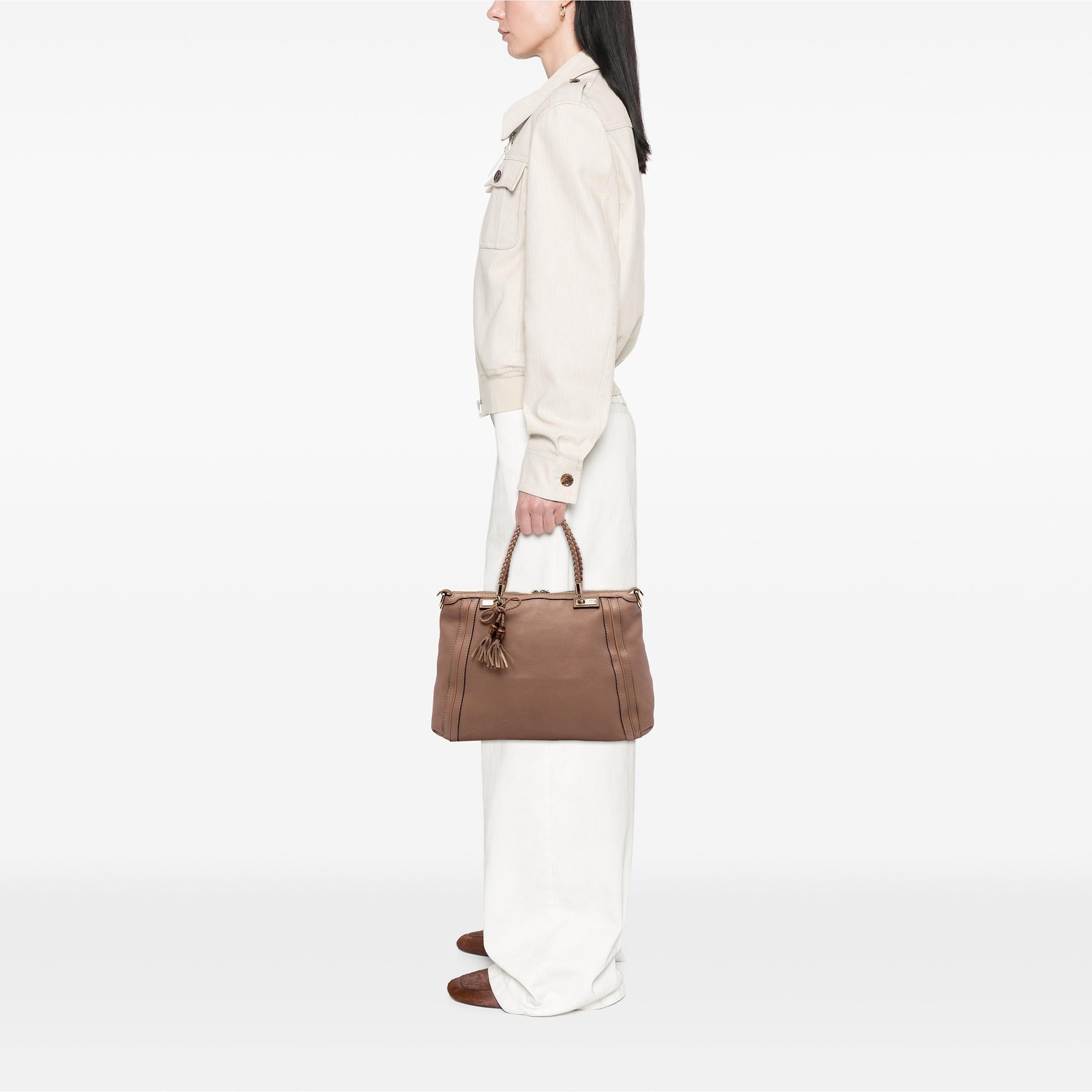 Gucci Calfskin Bella Convertible Tote