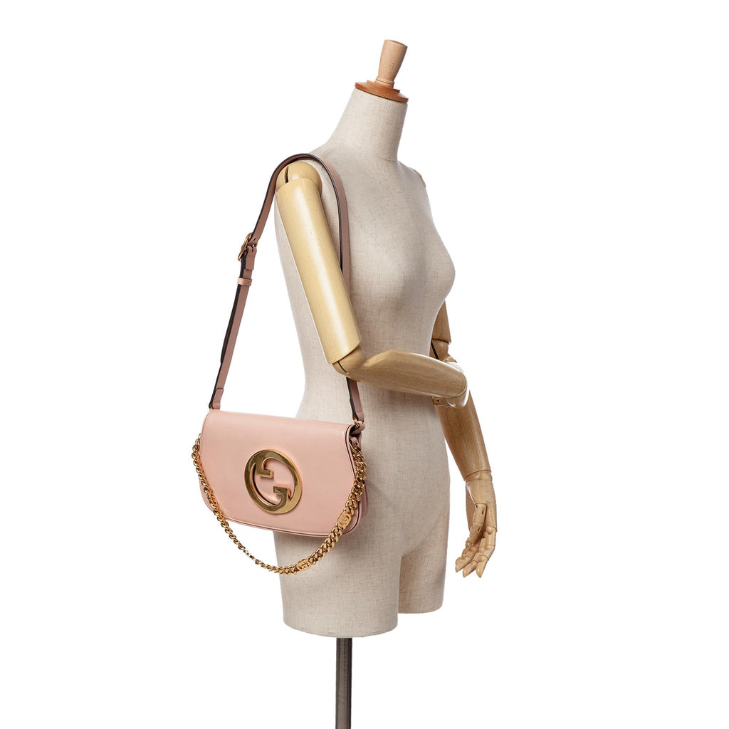 Gucci Calfskin Blondie Chain Satchel