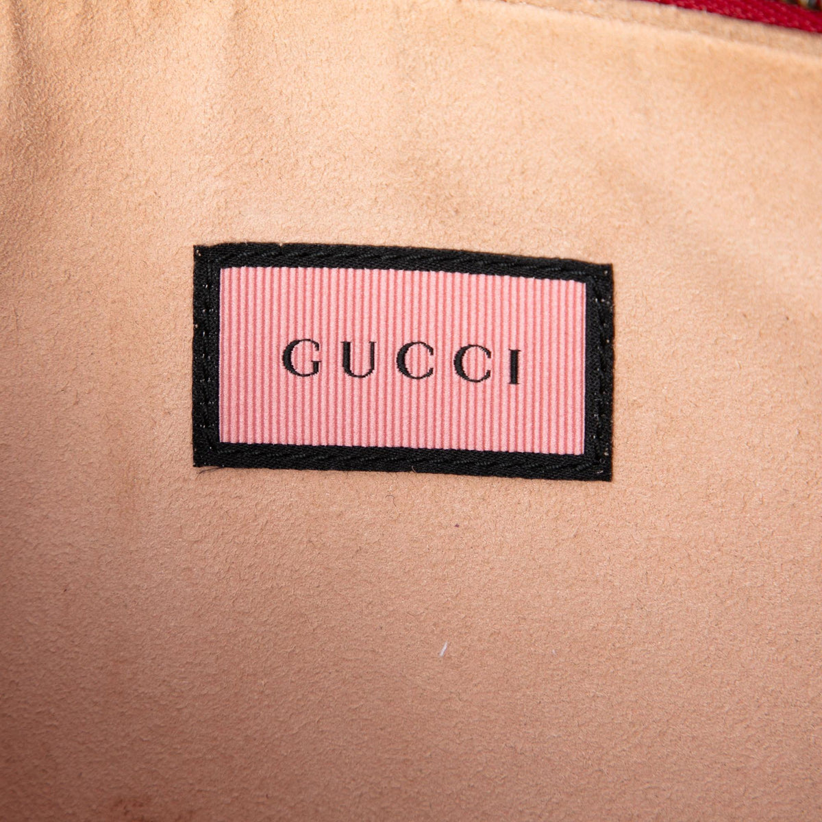 Gucci Calfskin Ghost Hamlet Skull Zip Pouch