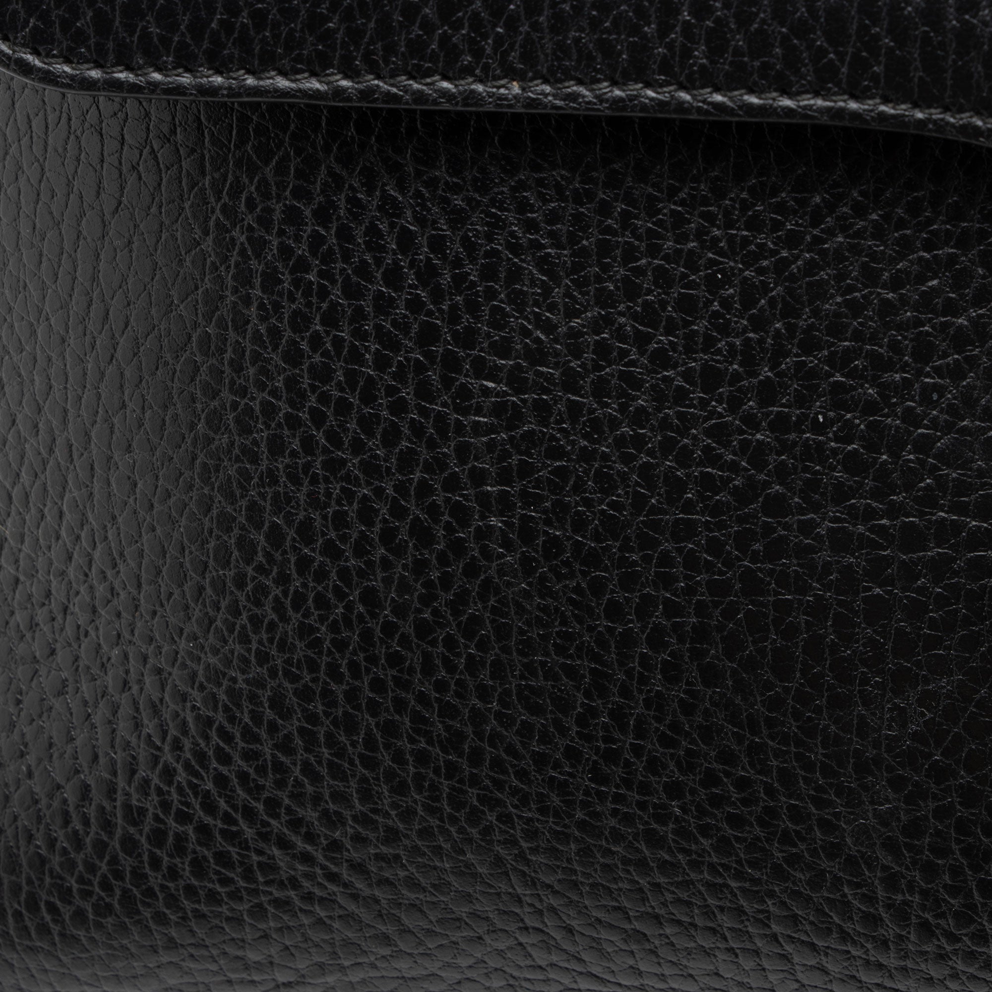 Gucci Calfskin Interlocking G Top Handle Medium Shoulder Bag