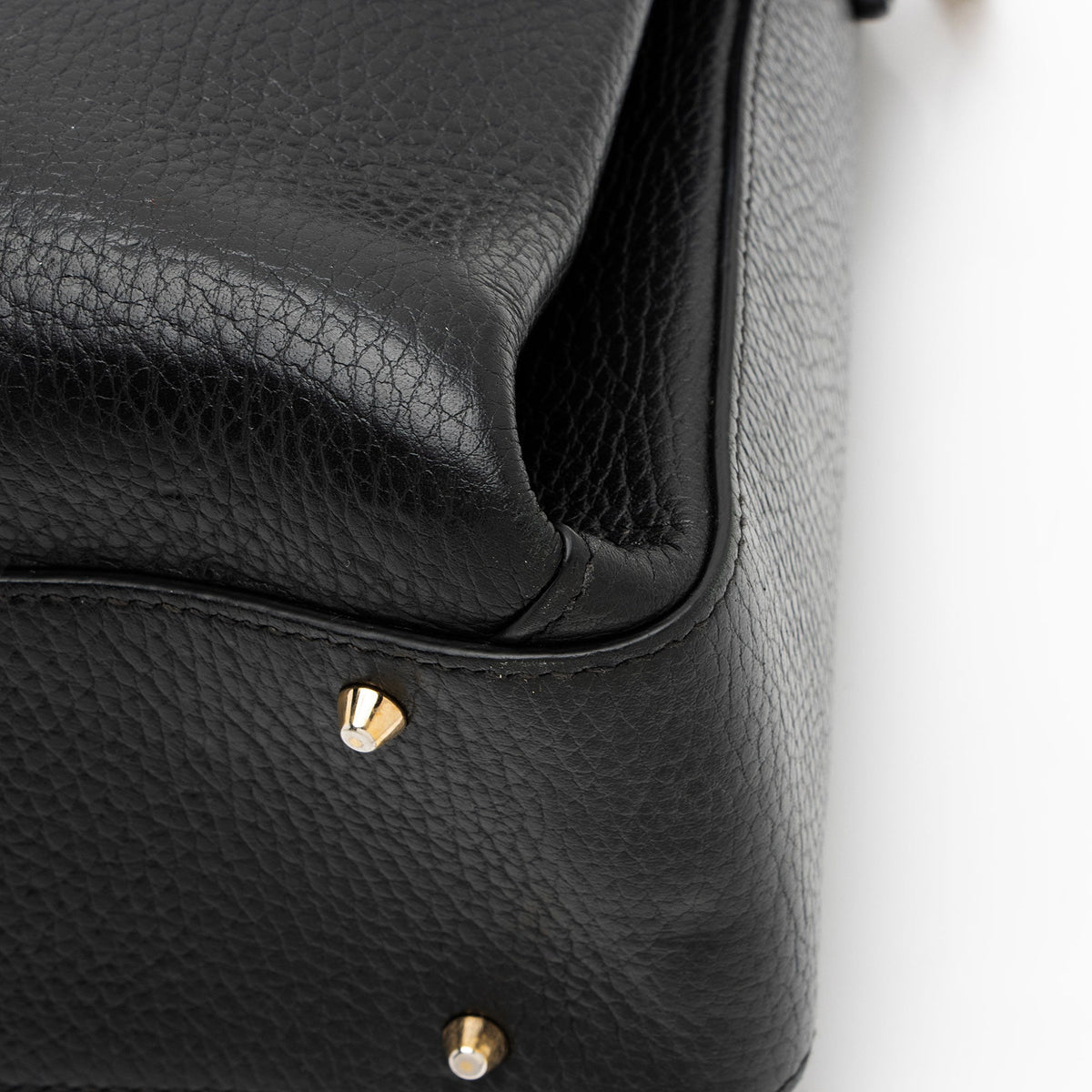 Gucci Calfskin Interlocking G Top Handle Medium Shoulder Bag