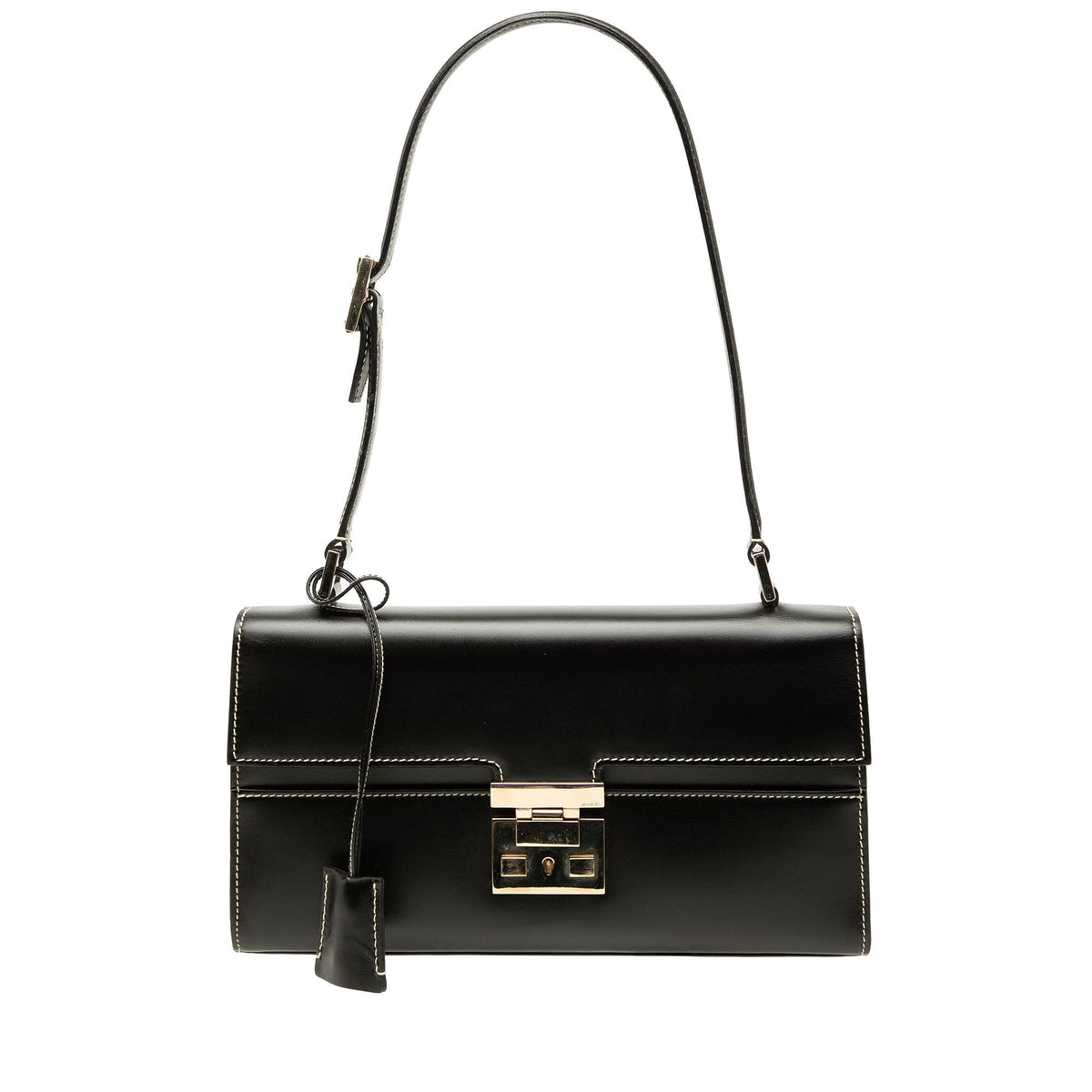 Gucci Calfskin Lady Lock Shoulder Bag