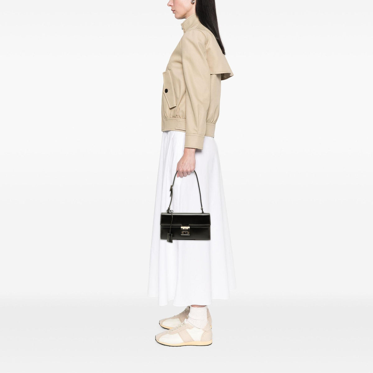 Gucci Calfskin Lady Lock Shoulder Bag