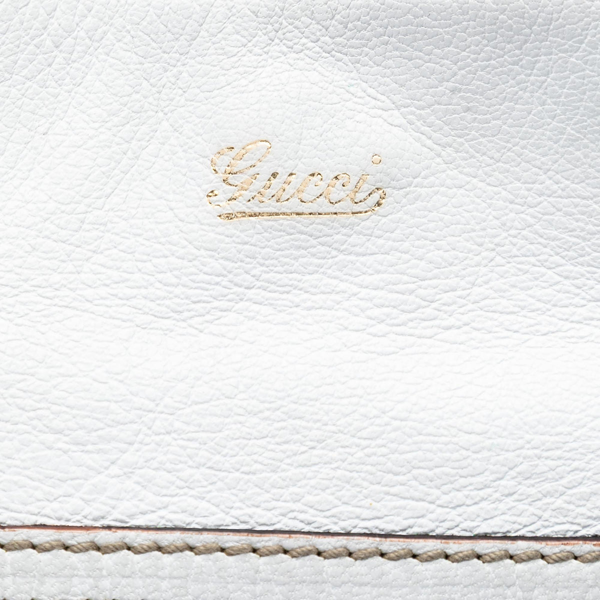 Gucci Calfskin Web Capri Ranch Kid Shoulder Bag