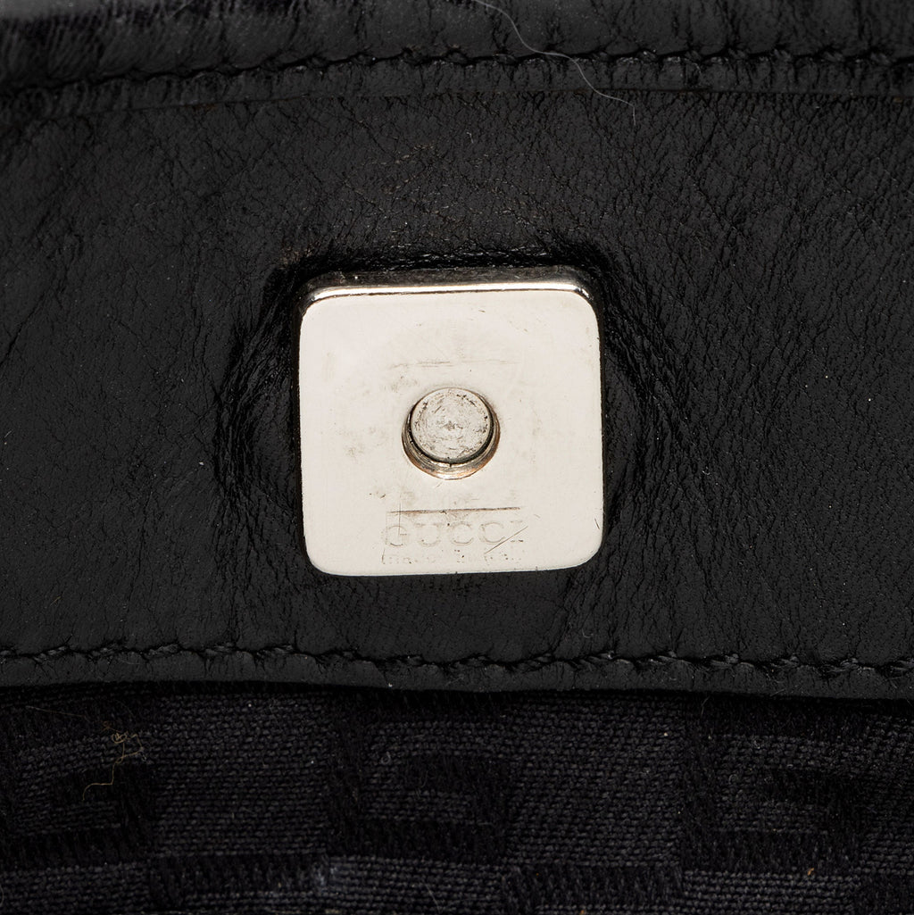 Gucci Canvas Reins Medium Shoulder Bag